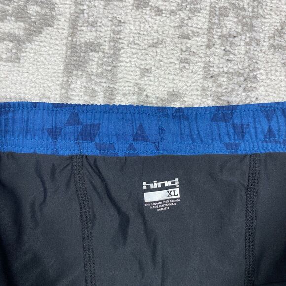 Hind Running Shorts Underlined Blue Athletic w/ Drawstring Men’s Size XL - Picture 6 of 8